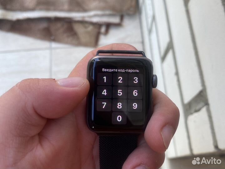 Часы apple watch 3 42mm nike