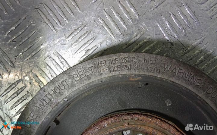 Шкив коленвала Audi A6 4F/C6 2008