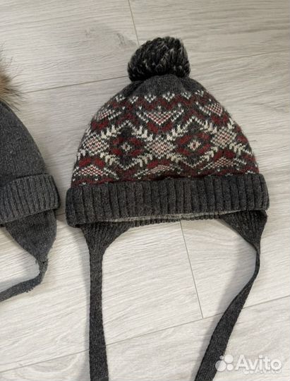 Детские Шапки натурал. Помпон