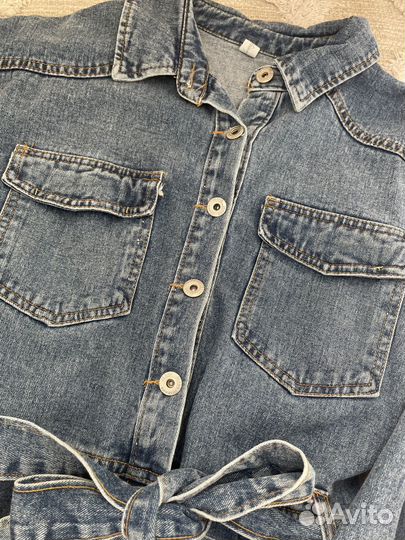 Джинсовый комбинезон женский 42 44