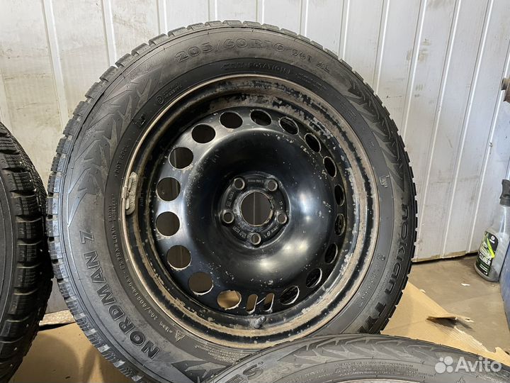 Зимние колеса R16, 5:105, Nordman 7, 205/60/16