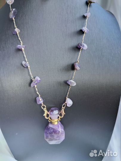 Чокер Аромакулон натуральный аметист