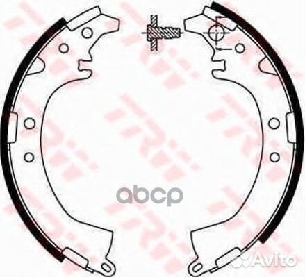 Колодки зад (барабаны) 0449542070 PSP564 patron