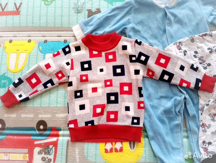 Одежда пакетом на мальчика 80
