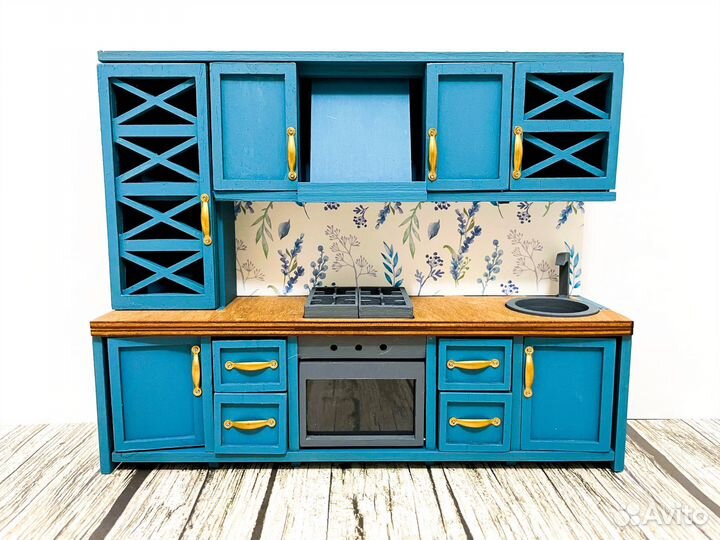 Кухня для кукол, мебель для кукол из фанеры