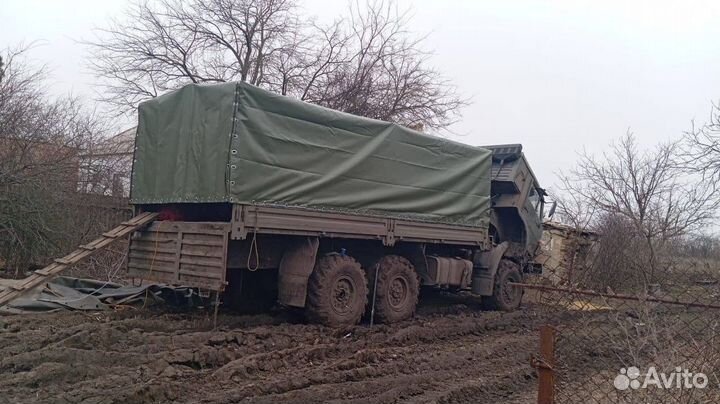 Тент на армейский камаз 4310