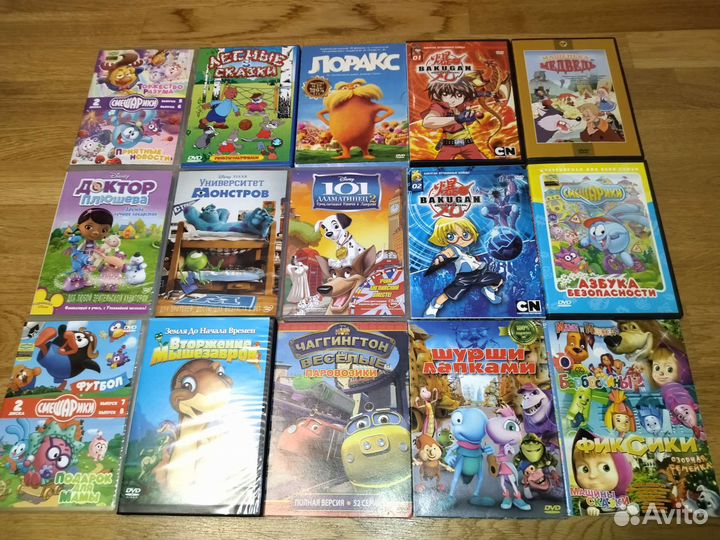 Мультфильмы, сказки + Dvd плеер Vitek VT-4002SR