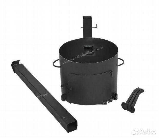 Печь под казан с трубой 440 мм. под казан 18-22 л
