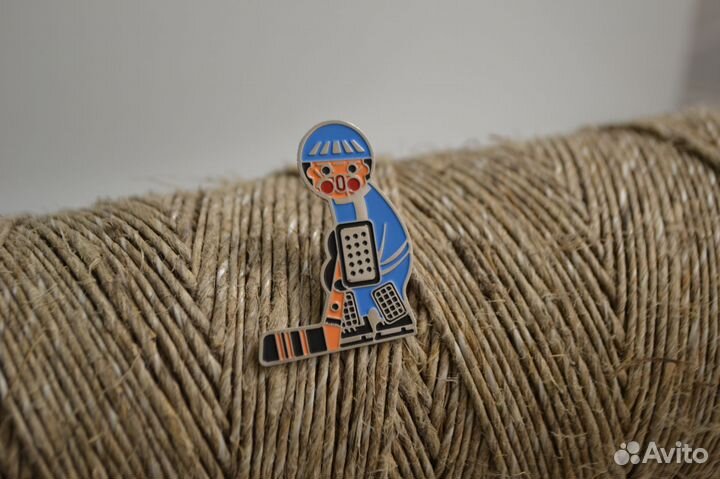 Значок хоккей (Спартак Х Динамо)