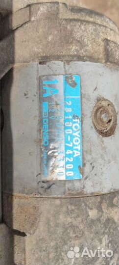 Стартер toyota 3s fe