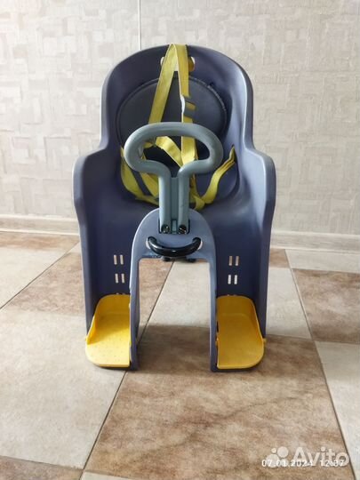 Детское кресло для велосипеда на раму