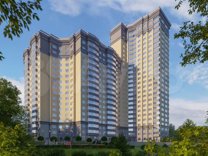 2-к. квартира, 53,4 м², 17/27 эт.