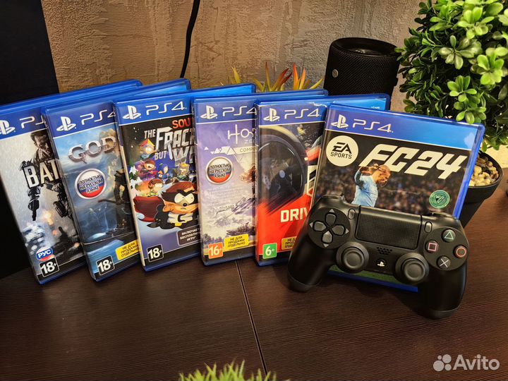 Sony PlayStation 4 Slom с играми