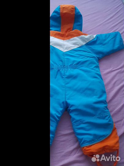 Зимний комбинезон для девочки 74 80