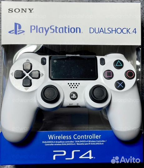 Джойстики Sony PS4 геймпад белый черный