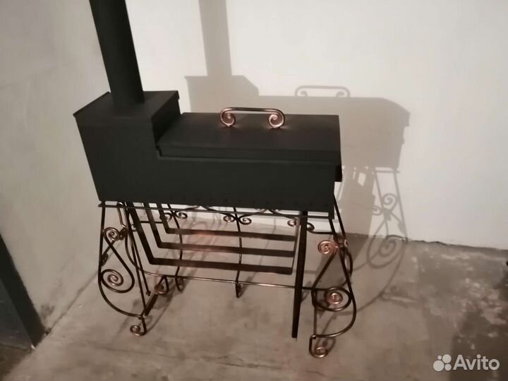 Мангал с трубой