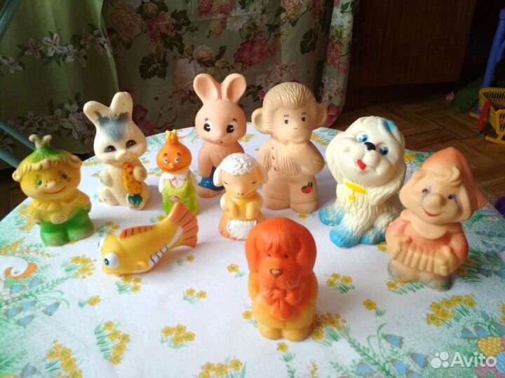 Резиновые игрушки СССР
