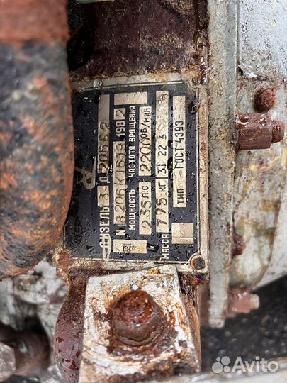 Судовой двигатель 3д20 (утд-20)