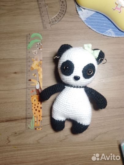 Вязаная панда