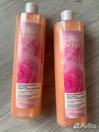 Крем гель для душа Avon Senses