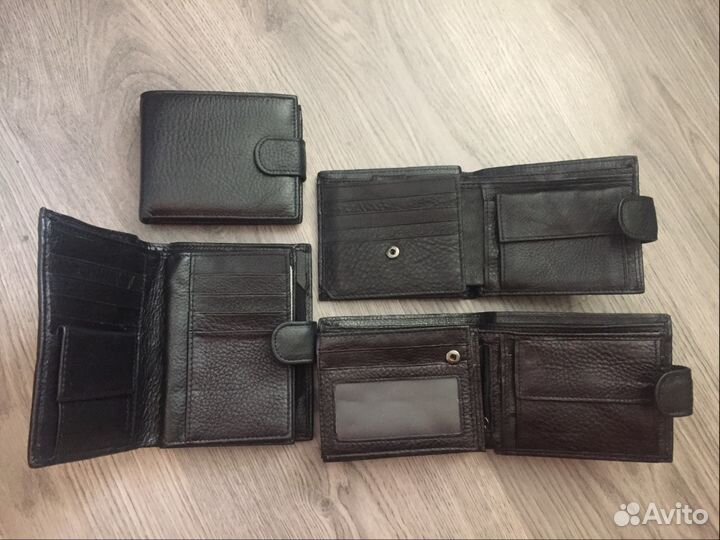Мужской кошелёк натуральная кожа новый