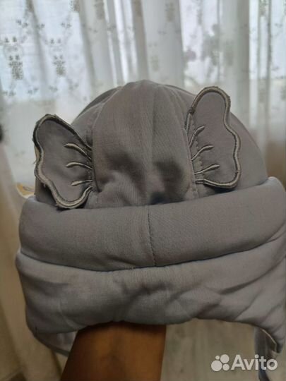 Шапка шлем для мальчика