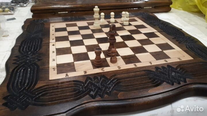 Нарды, шахматы, шашки 3 в 1