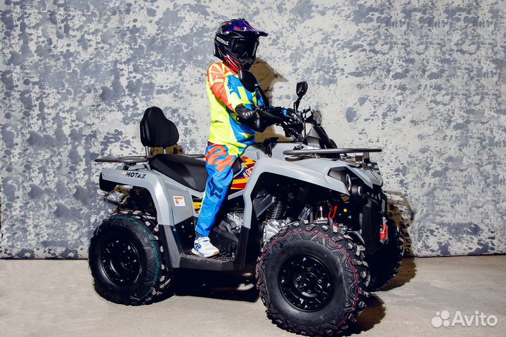 Квадроцикл Motax ATV Grizlik 200 Ultra серый