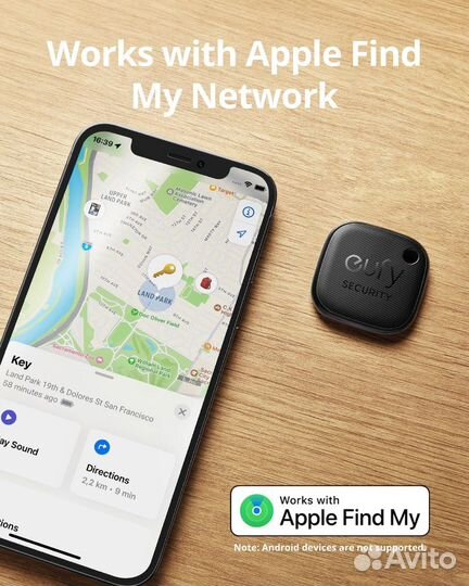 Трекер предметов Eufy (аналог Apple AirTag)