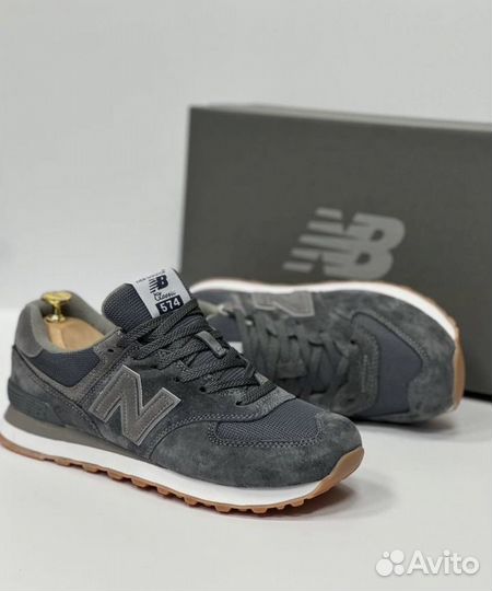 New Balance 574 41-46 мужские серые