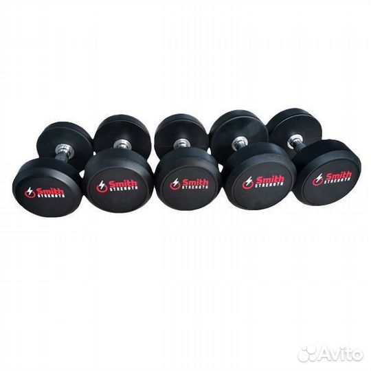 Набор обрезиненных гантелей (пара) от 40 до 50 кг