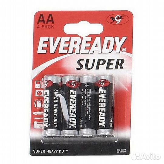 Батарейка eveready Super HD 4шт аа