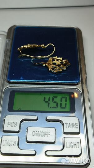 Золотые серьги СССР