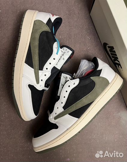 Travis Scott x Air Jordan 1 Low Medium Olive