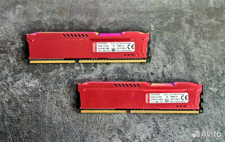 DDR3 8GB kit (4GBx2) Kingston 1600Mhz