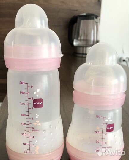 Бутылочки для кормления мам 2 шт