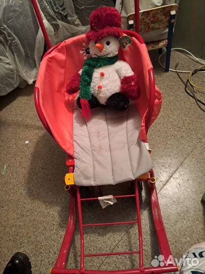 Детские санки на колесах