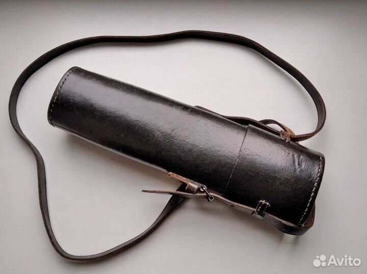 Кожаный кофр от прицела, оптики для охоты.#2