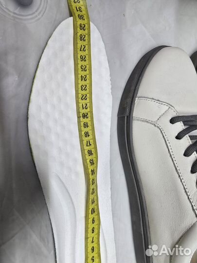 Мужские кожаные кеды 45