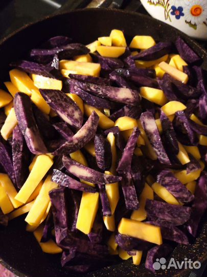 Семеной фиолетовый картофель и на еду