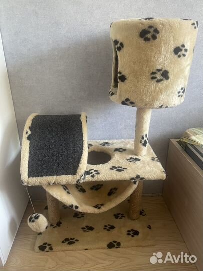 Домик для кошки с когтеточкой