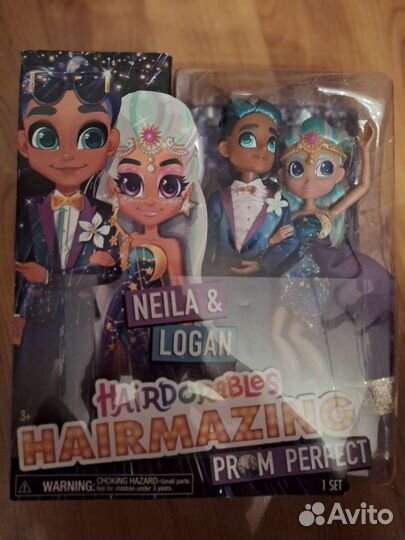 Куклы hairdorables набор Neila & Logan оригинал