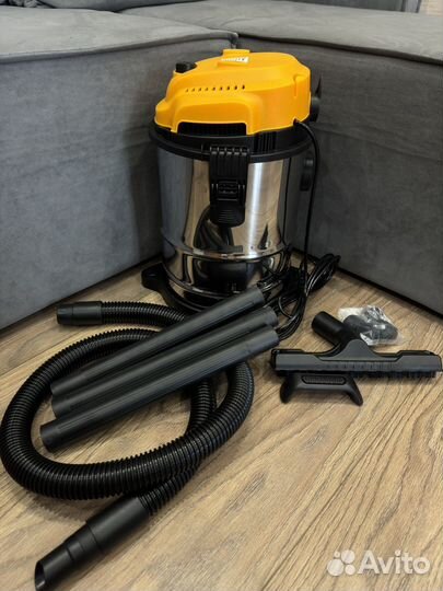 Строительный пылесос deko dkvc-1400, новый