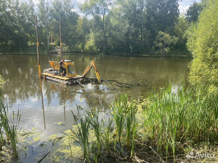 Очистка водоемов углубление