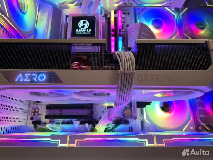 Белый Игровой пк Ryzen 9 7950X + 4080 super