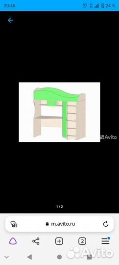 Кровать чердак