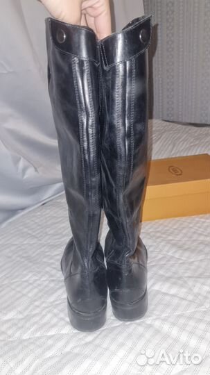 Женские сапоги натуральная кожа Freeflex б у 3 раз
