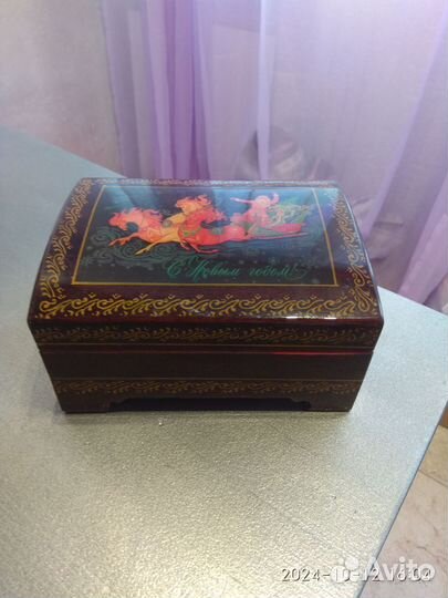 Шкатулка деревянная СССР