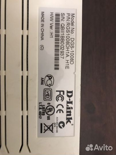 D-Link Коммутатор DGS-1008D/H1