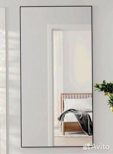 Зеркало Loft в алюминиевой раме 180*80